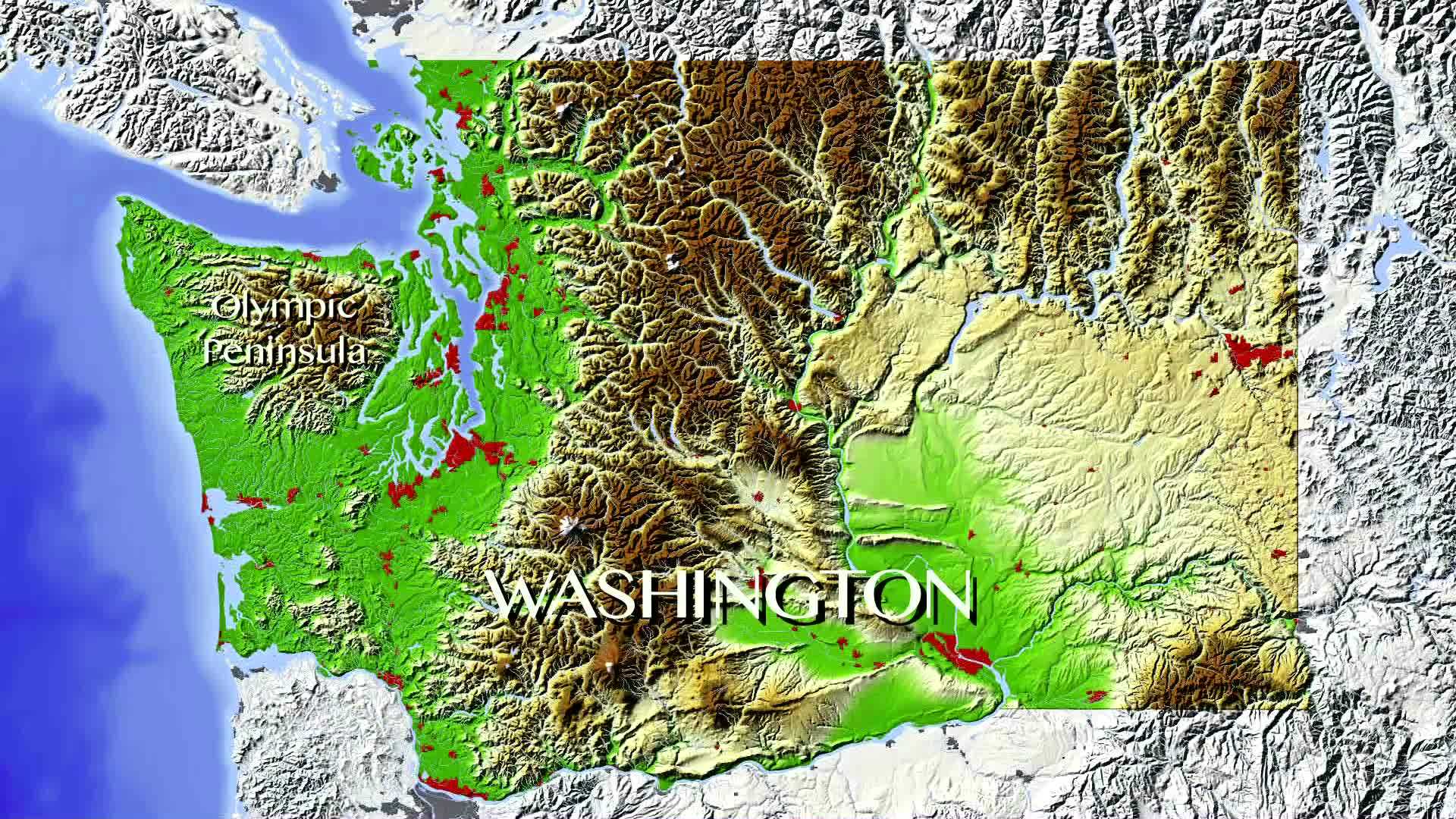 Atlas of the United States: Washington